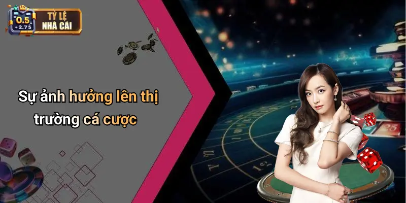 Sự ảnh hưởng lên thị trường cá cược