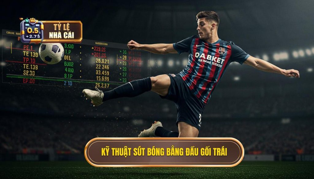 Kỹ thuật sút bóng bằng đầu gối trái