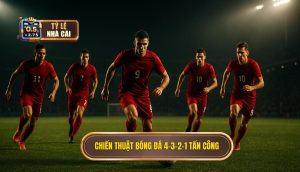 Chiến thuật bóng đá 4-3-2-1 tấn công