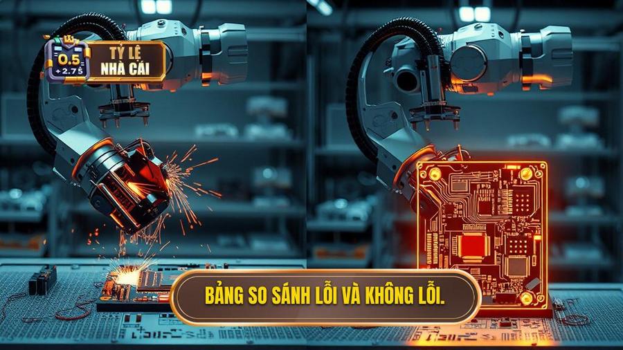 3. Bảng so sánh lỗi và không lỗi.