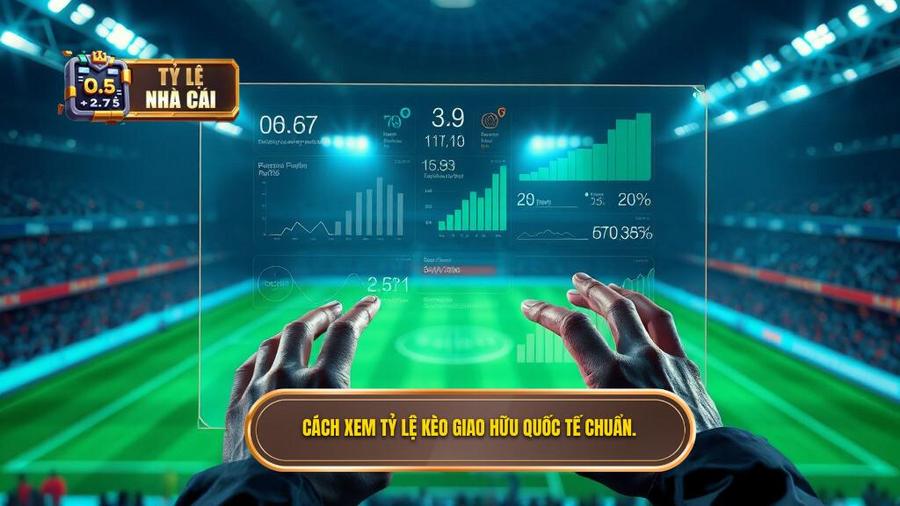 Cách xem tỷ lệ kèo giao hữu quốc tế chuẩn.