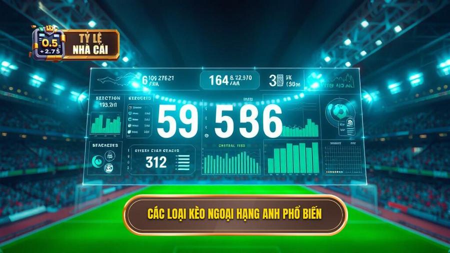 Các loại kèo Ngoại hạng Anh phổ biến