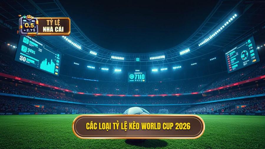 Các loại tỷ lệ kèo World Cup 2026