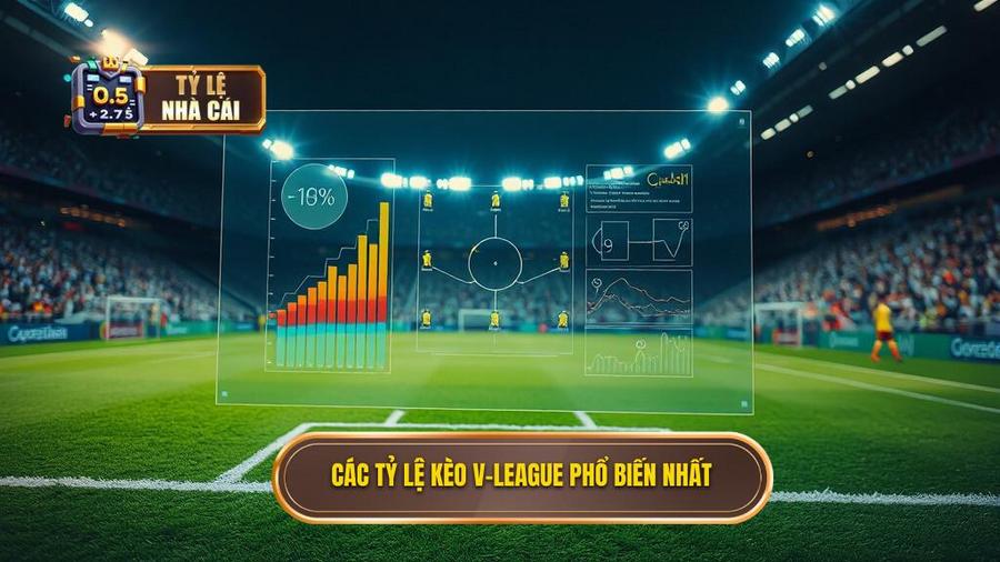 Các tỷ lệ kèo V-League phổ biến nhất