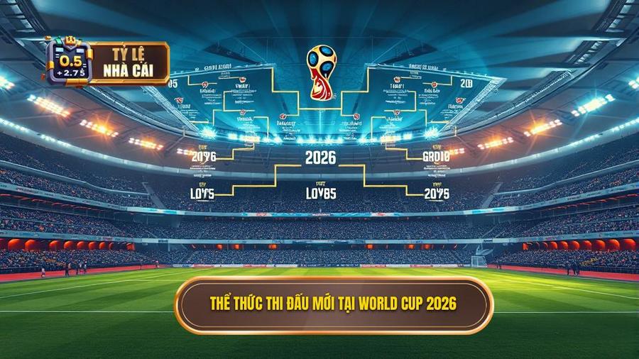 Thể thức thi đấu mới tại World Cup 2026