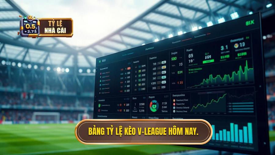 Bảng tỷ lệ kèo V-League hôm nay.