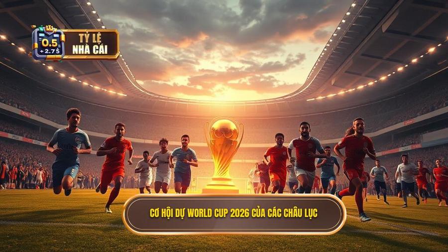 Cơ hội dự World Cup 2026 của các châu lục