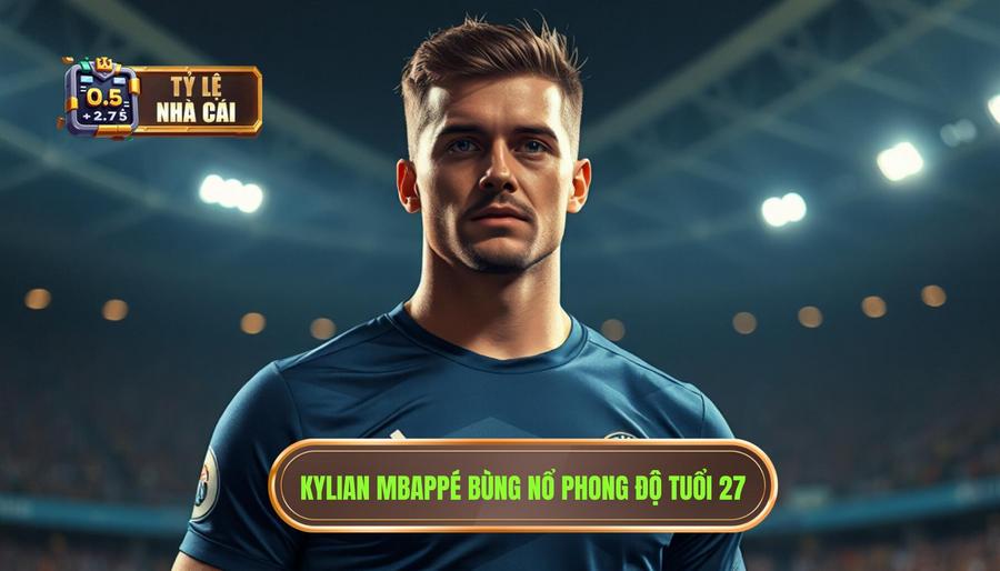 Kylian Mbappé bùng nổ phong độ tuổi 27