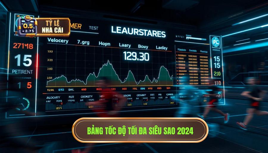 Bảng tốc độ tối đa siêu sao 2024