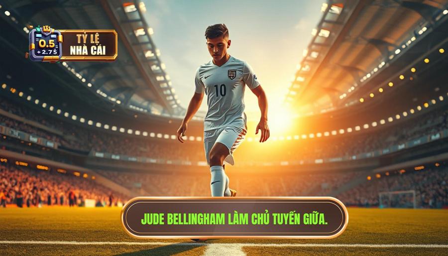 Jude Bellingham làm chủ tuyến giữa